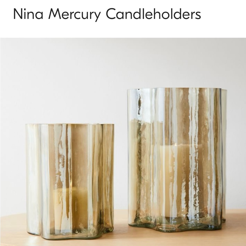 In Search Of: West Elm Nina Mercury Candleholders